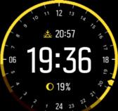 De maanfase is gebaseerd op de datum die u in uw horloge hebt ingesteld. De maanfase is beschikbaar als weergave in de horlogeweergave in outdoorstijl.
