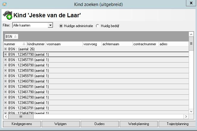 Ze houden dan geen rekening met de gegevens die de opvangorganisatie aanlevert. Zorg vooraf dat deze gegevens gevuld zijn bij kinderen, ouder(s), eventuele contracthouders en gastouders.