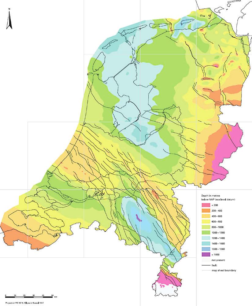 Noordzee Supergroep Alle sedimenten die tijdens het Cenozoïcum in Nederland zijn afgezet, worden samen de Noordzee Supergroep genoemd. Deze sedimenten zijn het dikst in de Roerdal-slenk (meer dan 1.