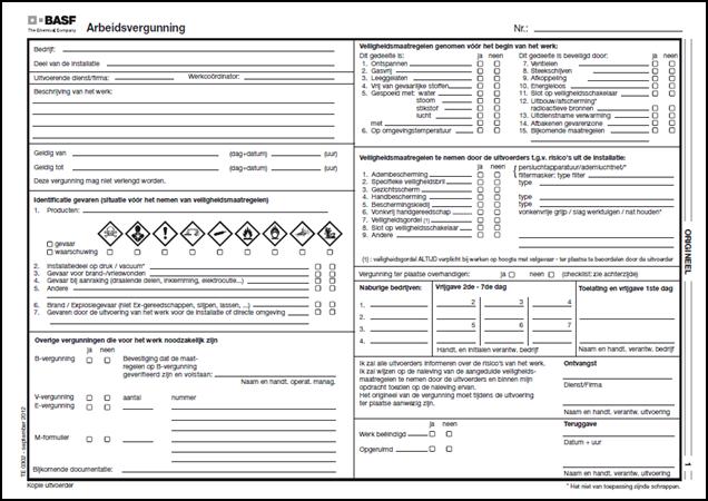 A-vergunning (arbeidsvergunning) VERGUNNINGEN De