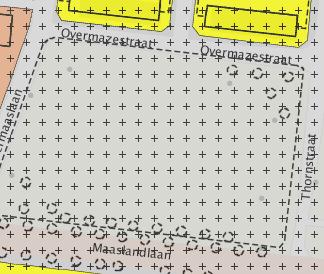 geen aanvullende bebouwing toe te laten. Gebruik voor tijdelijke woningen conflicteert hiermee. De bestemming is Verkeer met de aanduiding Evenemententerrein.