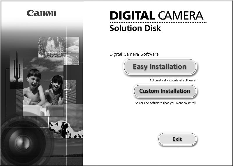 11 De software gebruiken op het Windows-platform voorbereidingen 3 Plaats de CD DIGITAL CAMERA Solution Disk in het cd-romstation van de computer.