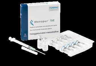 Oplosschema Menopur Kijk goed op de verpakking welke sterkte Menopur u heeft; 75 IE of 150 IE per flacon!