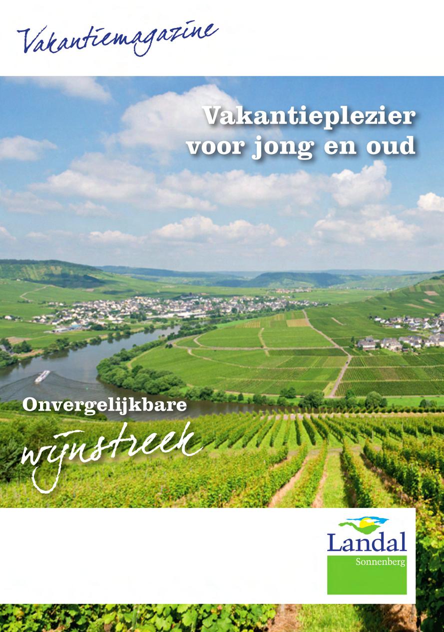 van Landal Sonnenberg Uw vakantiemagazine met informatie over