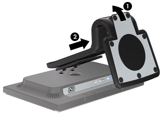 Koppel ook alle aangesloten USB-kabels los van de monitor. 1. Koppel de signaalkabel, het netsnoer en USB-kabels los van de monitor. 2.