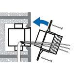 Installatiesystemen Voor geïsoleerde buitengevels ISO-verlengingsring ISO-verlengring voor het verlengen van bestaande inbouw- of verdeeldozen in geïsoleerde gevels.