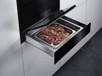 SOUS-VIDE LDE KDE911423B Schuiflade met professionele vacuümmachine Geschikt voor vacuümzakken met een maximale afmeting van 250 x 350 mm Starterskit inbegrepen Digitaal display met TouchControl