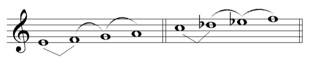 10.1. TETRACHORDEN Onder tetrachord wordt verstaan: de helft van een toonladder. Het woord is afkomstig uit het oudgrieks en betekent: vier tonen.