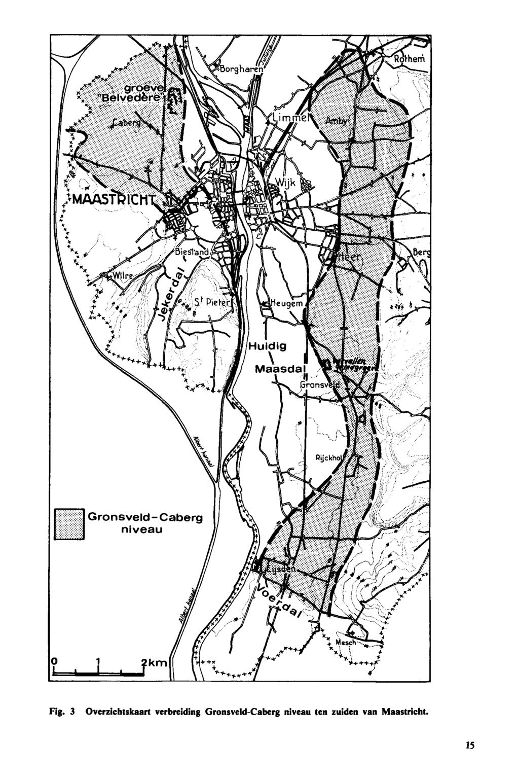 Fig. 3 Overzichtskaart verbreiding