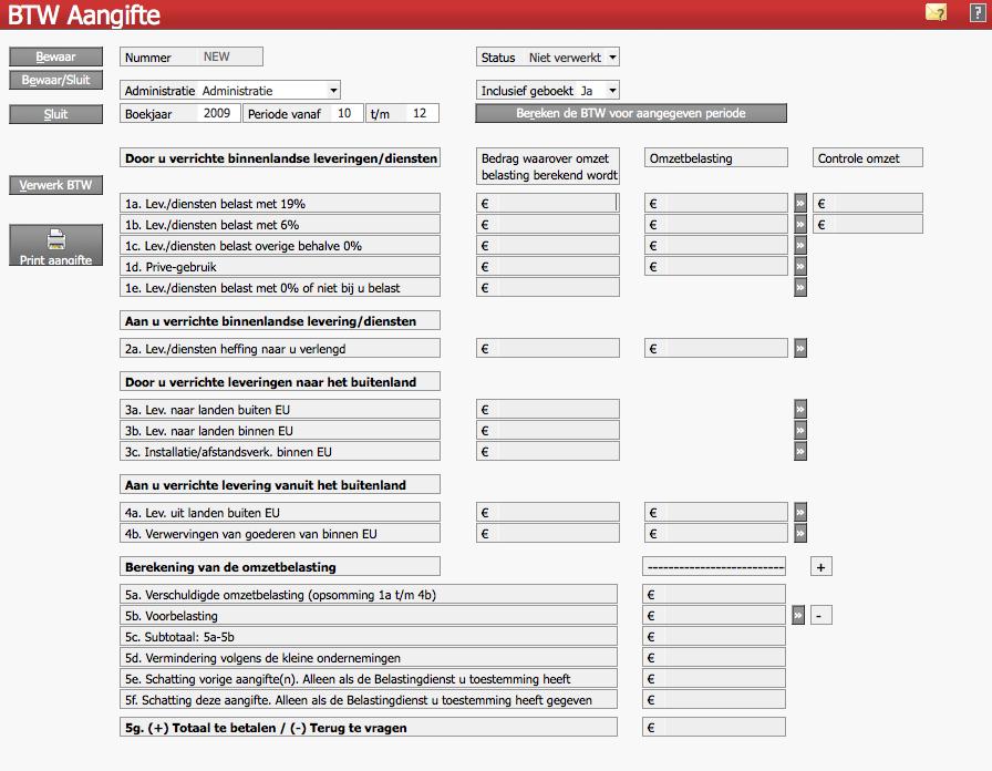 Administratiemodule 3. Administratie Selecteer hier de juiste administratie (alleen van toepassing indien er meerder administraties in BaseNet Online CRM worden gevoerd). 4.