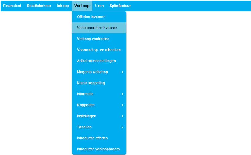 7. Het factureren van een (eerder ingevoerde) verkooporder Met imuis Online kun je eenvoudig en snel je verkooporders invoeren.