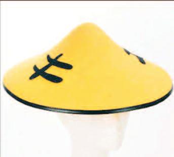 Werkles Chinese hoed maken Lesdoel: Aan het eind van de les hebben de leerlingen allemaal een Chinese hoed gemaakt, die in de klas of op een eventueel gehouden kijkavond gedragen kan worden.