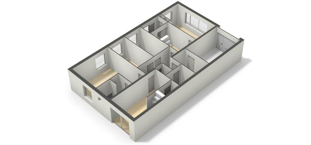 Plattegrond begane grond 3D