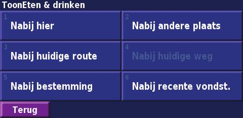 Waar naartoe? Plaatsen zoeken in een andere omgeving U kunt naar locaties zoeken in een andere omgeving, bijvoorbeeld in een andere stad of in de omgeving van uw bestemming.