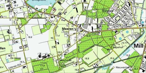 2 HOOFDSTUK VOORONDERZOEK 2.1 TOPOGRAFISCHE PLAATSBEPALING De regionale ligging van de onderzoekslocatie is in kaart gebracht in de Topografische kaart van Nederland en is aangegeven in figuur 2.