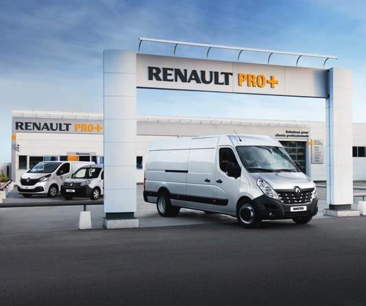 De klantbeloftes van Renault Pro+ ALLE EXPERTISE GEBUNDELD OP ÉÉN PLAATS Uw Renault Pro+ dealer heeft alle persoonlijke services ingevoerd waar u behoefte aan heeft.