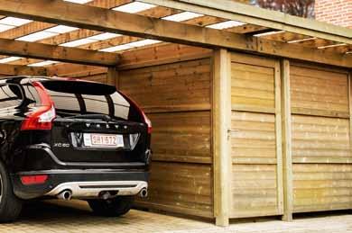 BREEZE UP YOUR CARPORT! Uw carport kan afgewerkt worden met Breeze-elementen.