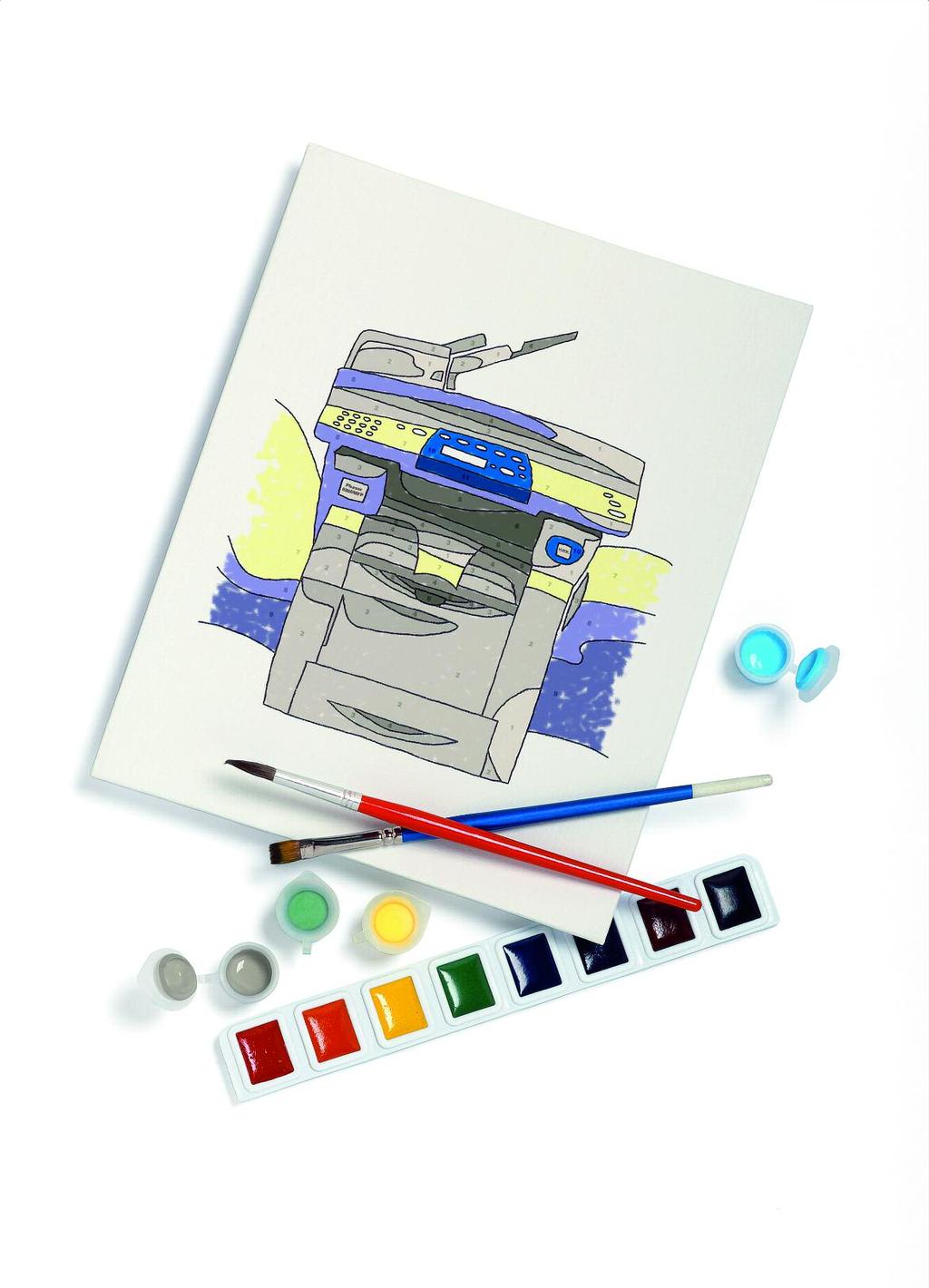 Meer mogelijkheden in kleur. Xerox Solid Ink heeft een groter bereik aan kleuren dan de meeste lasersystemen.