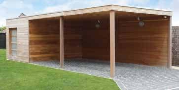 Moderne carports ±224 cm 240 cm Moderne carports canto - 3 x 5,88 m. Beschikbaar in deze opstelling: 4.