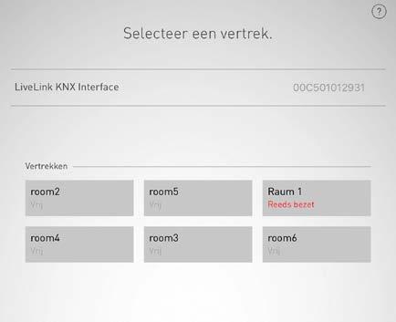 serienummer. U selecteert een interface door de naam ervan aan te tikken.