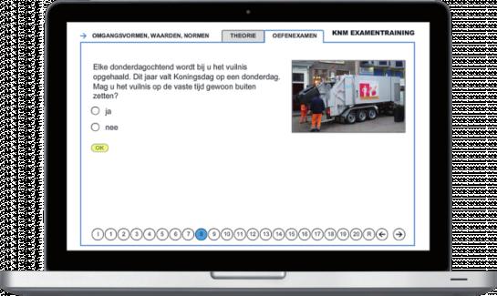 KNM EXAMENTRAINING De KNM examentraining biedt een grondige voorbereiding op het onderdeel KNM van het inburgeringsexamen in Nederland.