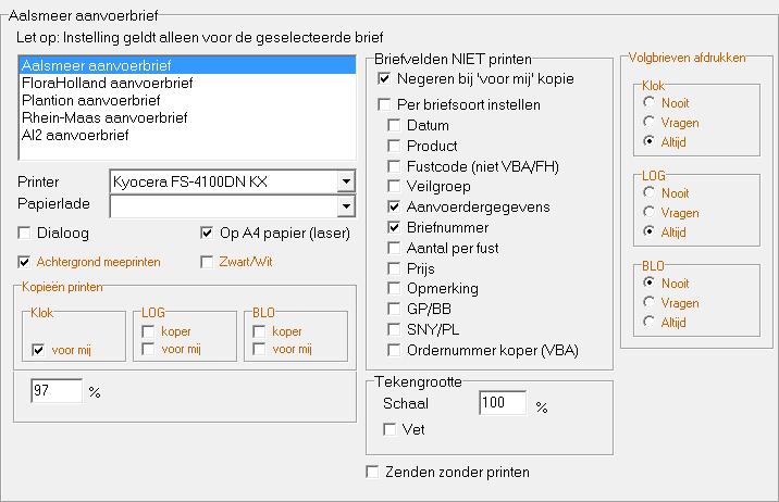 54 Aanvoerbriefinstellingen U vindt de instellingen van de aanvoerbrief vanuit het hoofdmenu onder de titelbalk van Ant-EAB, Instellingen > Aanvoerbrieven, of op de "Aanvoerbrieven"-pagina van de