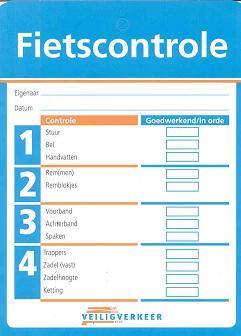 - Donderdag 5 oktober Leerlingen vrij ivm staking Margien Fietscontrole De jaarlijkse fietscontrole is maandagmorgen 16 oktober.