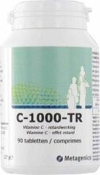 C-1000 TR Vitamine C - vertraagde werking Vitamine C met vertraagde afgifte: waarborg voor een continu hoog niveau in de bloedstroom.
