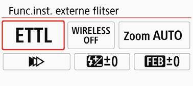 3 De flitsfunctie instellenn Flitsmodus Met een externe Speedlite kunt u de flitsmodus selecteren die aansluit op de door u gewenste fotografische effecten.
