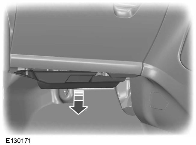 zekeringkast bevindt zich in de motorruimte.