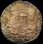 schatting 2.500. Vlaanderen, Karel V (15061-5550, zilveren Karolusgulden z.j.