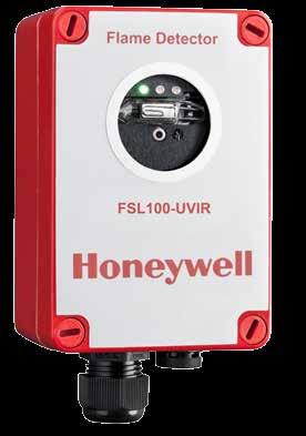 FSL100-UV/IR Analyse van flikkerfrequentie van vlammen voor een betere afwijzing van vals alarm Methode met dubbele sensor maakt het mogelijk een groot aantal koolwaterstof- en en niet-koolwaterstof