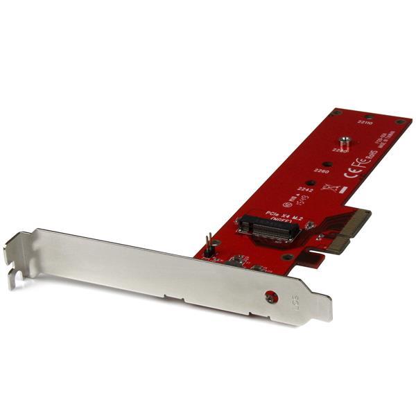 x4 PCI Express naar M.2 PCIe SSD-adapter Product ID: PEX4M2E1 Krijg ultrasnelle datatoegang door toevoeging van een PCIe M.2 SSD aan uw bestaande computer.