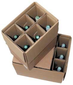 Verzenddoos voor 6 en 12 flessen Verzenddoos voor 6 en 12 flessen PTZ Post-geprüft en tevens gecertificeerd door DHL Packagingservice.