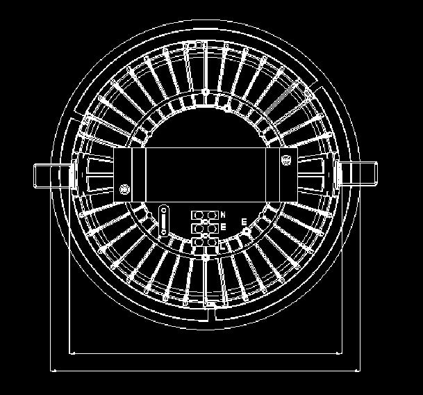 Boordiameter T Kleur ( K) Lichtopbrengst (Im) Ra (%) Referentie 6 inch 1-24 Ø 155mm 3 1215 >8 TLK618WWH12 6