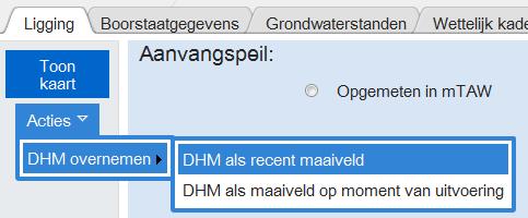 - Maaiveld(mTAW): het meest recente maaiveld van de boring - Methode Z: de methode waarmee het maaiveld bepaald is - Origine Z: Universiteit Gent Vakgroep Geologie en Bodemkunde - Betrouwbaarheid Z: