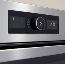 functies en demomodus Ambient ovens met I-Cook timer.