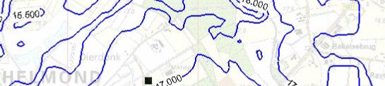 GHG GLG contourinterval = 0,5 m Bijlage 6A: GHG en GLG