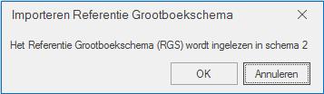 Gewijzigd RGS-schema importeren Het kan zijn dat er landelijk wijzigingen in het schema worden aangebracht. Dan zal ook een nieuwe versie van het importbestand beschikbaar gesteld worden.