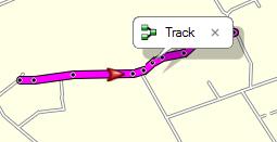 Klik op OK 4 De kleur van de track verandert nu van grijs naar de gekozen route kleur.