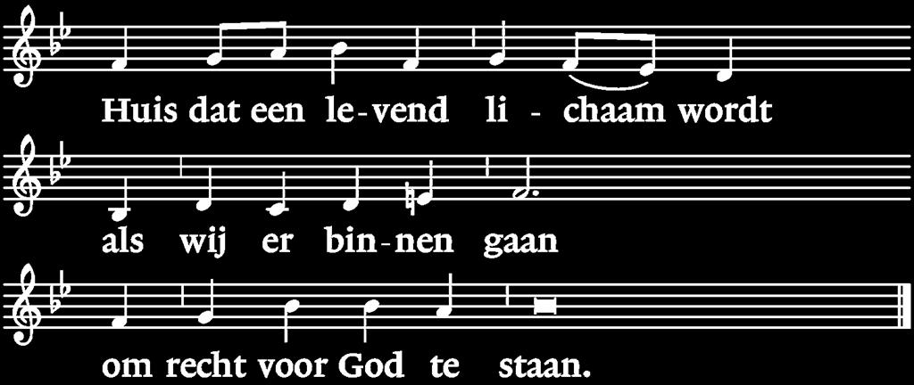 Lied voor de dienst: