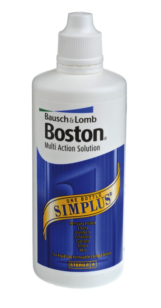 Boston Simplus De effectiviteit van een 2-flessysteem in 1 fles Actieve bestanddelen Polaxamine, Hydroxyalkylphosphonate, Glucam-20