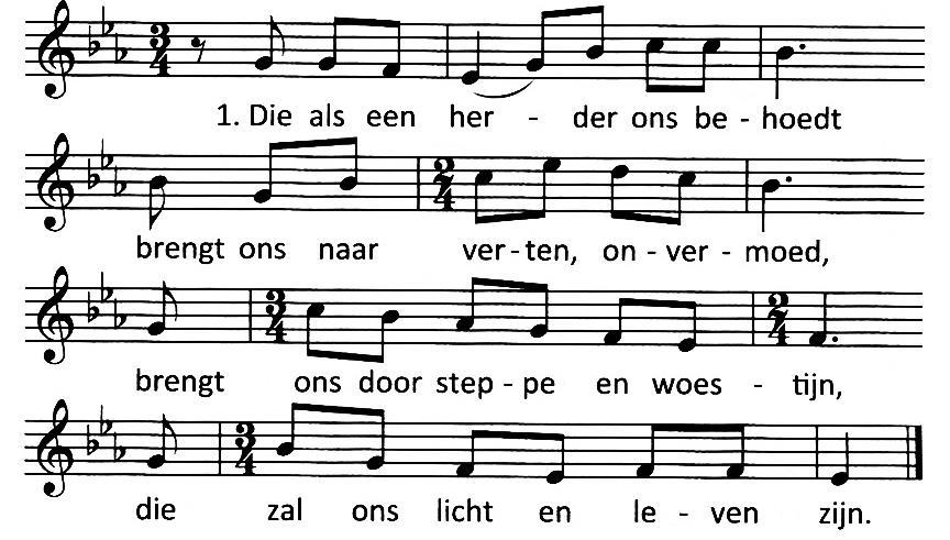 2 We zijn stil, de klok slaat tien keer De bijbel wordt neergelegd en de kaarsen worden aangestoken.