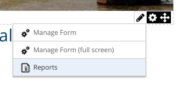 4. Reports maken Een report maken vanuit ActionForm is niet zo moeilijk. 4.1 Download een report 1. Zorg dat u bent ingelogd zodat u in de pagina bewerk modus kan staan. 2.