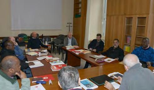 Opleidingscursus voor nieuwe provincialen Rome Door ANS De vormingscursus voor de nieuwe salesiaanse provincialen vindt momenteel plaats op het hoofdkantoor in Rome.