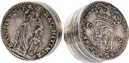 140 24 Muntkokertje met 5 cent Willem I. bod 12 1772.