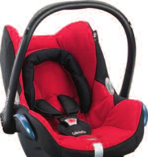 pasgeboren baby Praktische haken houden gordel opzij Ideaal travel system in combinatie met Maxi-Cosi en Quinny wandelwagens De Maxi-Cosi CabrioFix is op 3 manieren te installeren met