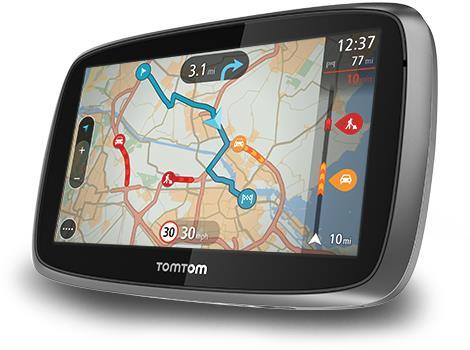 Car electronics / navigatie TomTom Go 5000 De TomTom GO 5000 is voorzien van een 5 inch interactief scherm en biedt navigatie voor 45 Europese landen.