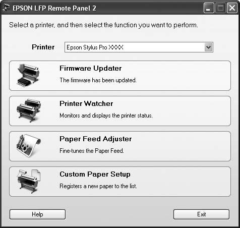 Werken met de printersoftware (Windows) EPSON Status Monitor 3 Via dit hulpprogramma krijgt u informatie over de printerstatus, zoals de status van de cartridge en de beschikbare ruimte in de