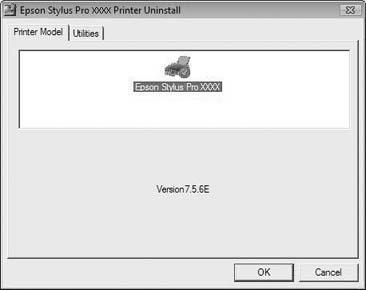 Werken met de printersoftware (Windows) D Selecteer het pictogram van de gewenste printer en klik op OK.